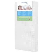 Angle View: Dream On Me Lavender 6" 2-in-1 Crib and Toddler Mattress - Foam Core