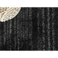 thumbnail image 4 of Abani Boston 7'9"W x 10' 2"D BOS150A Black Shag Area Rug, 4 of 6