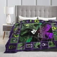 thumbnail image 3 of Maleficent Merch Gifts Stuff Throw Blanket 60"x50" Inches, Lightweight Silky Fleece with Fluffy Fuzzy Sherpa for Bed, Sofa,Travel and Camping Birthday Gift Christmas, 3 of 6