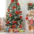 thumbnail image 4 of Coolnut Easter Eggs Christmas Tree Skirt 48", Easter Tree Skirt Double Layers Polyester Easter Tree Skirt for Easter Holiday Party Decoration, 4 of 6