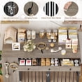 thumbnail image 4 of Homfa 59'' Large Double Dog Crate Furniture with 3 Drawers and Side Cabinet & Shelf, Indoor Wooden Dog Kennel with Removable Divider for 2 Medium or Large Dogs, Gray, 4 of 7