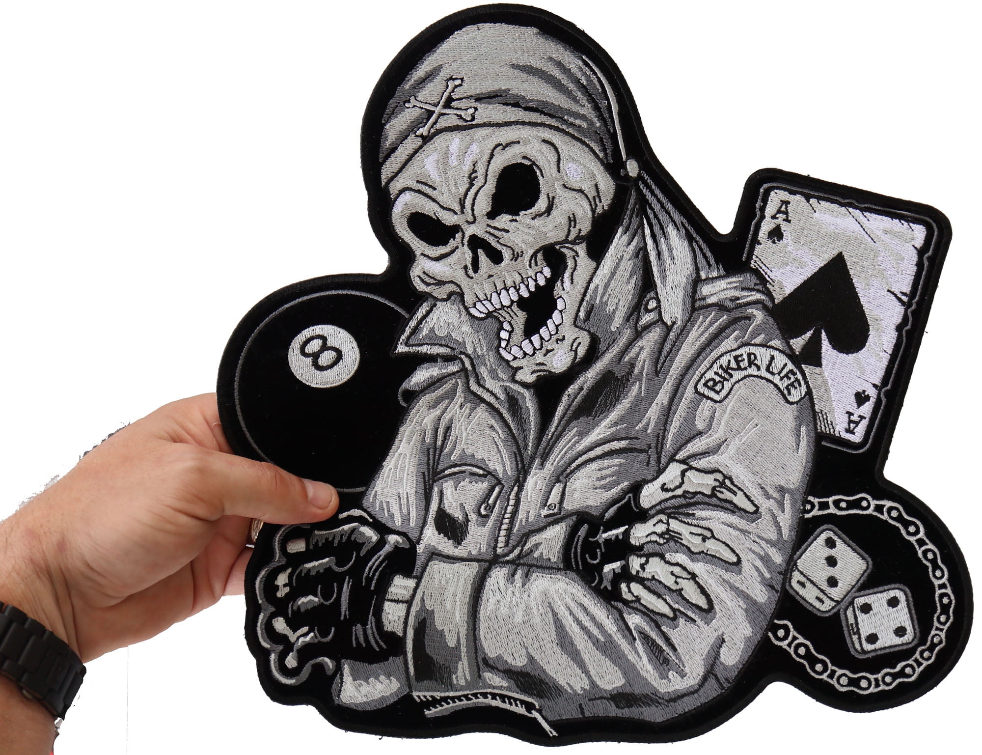 Sexy Biker Patch, Large Back Patches for Jackets and Vests