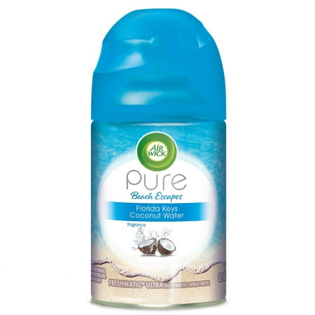 Air Wick Pure Freshmatic Refill Automatic Spray, Florida Keys Coconut Water, 6.17oz, Air