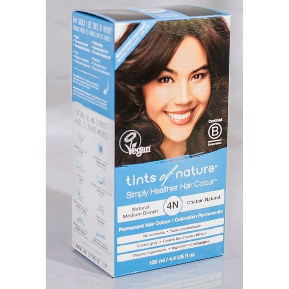 Tints of Nature Permanent Color-4N Natural Medium Brown 4.4 oz Liquid