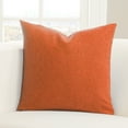 thumbnail image 2 of SIScovers  Woolly Blue/ Orange Polyester Accent Pillow Blue Polyester, Down Alternative 16 x 16, 2 of 4