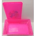 thumbnail image 2 of 50L Neon Light Pink, Plastic Storage Box with Lid, 20.7"x14.6"x12.2", Qutu, 2 of 4