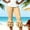 Khaki, variant on Capri Pants for Women High Waist Double Ruffle Hem Capri Leggings Stretch Pull on Summer Cropped Pants