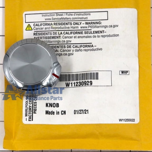 W11230929 Range Control Knob