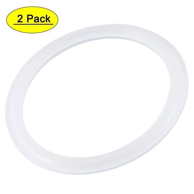 Junta de goma de silicona Uxcell para brida O-Ring para abrazadera de vacío 3.5"