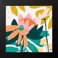 thumbnail image 2 of Vess, June Erica 15x15 Black Modern Framed Museum Art Print Titled - Cut Paper Garden II, 2 of 5
