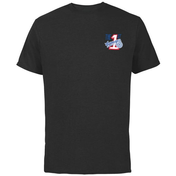 Marvel Avengers Captain America the First Avenger Icon - Short Sleeve Cotton T-Shirt for Adults - Customized-Black