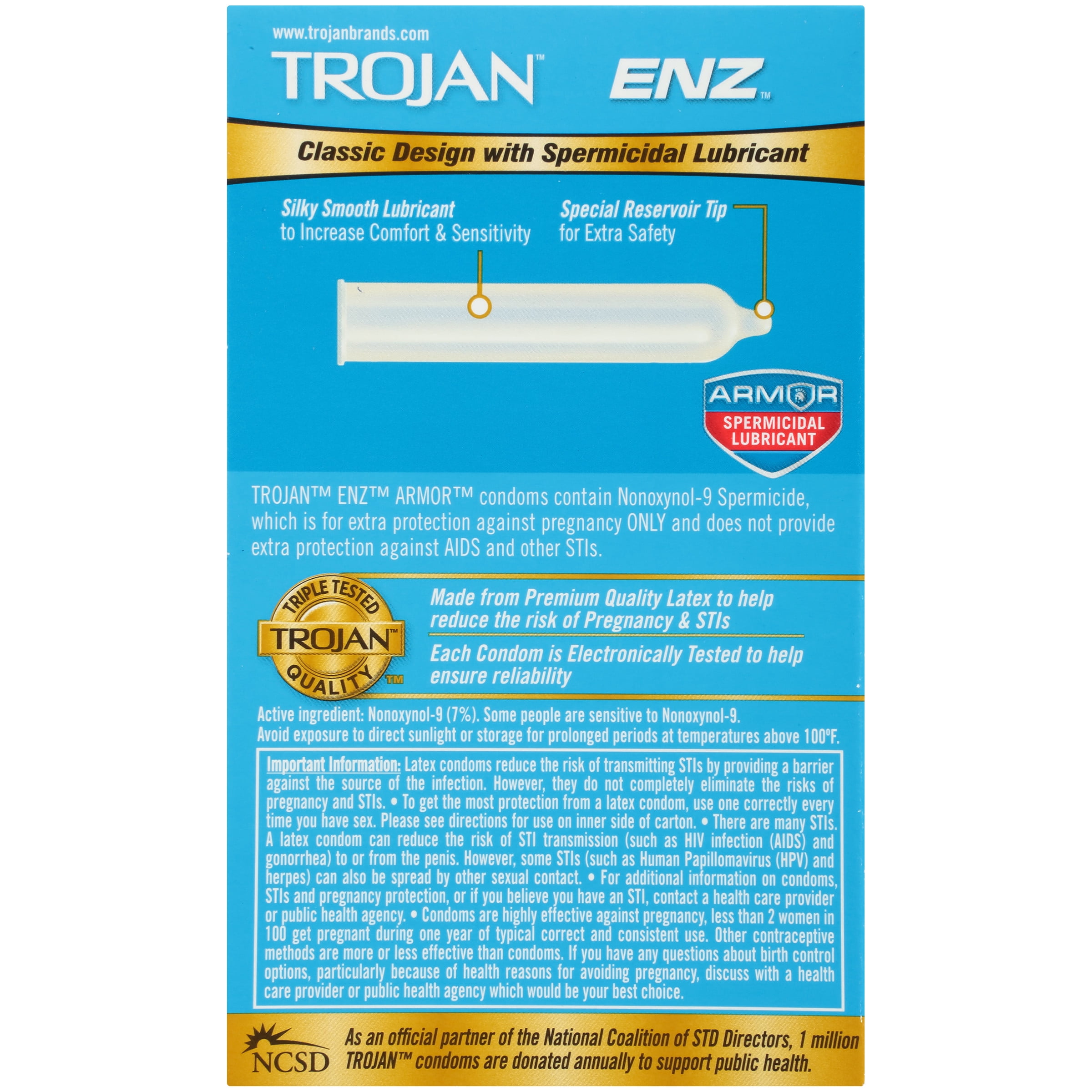 do trojan condoms contain spermicide Latin word for nude