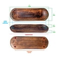 thumbnail image 7 of Kasa Style Wood Double Incense Sticks Holder Burner - Large Ash Catcher Handmade Home Decor, 7 of 7
