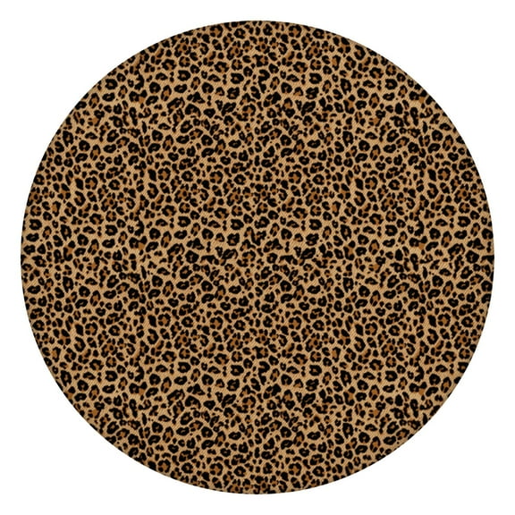 Cheetah Tablecloth with Unique Leopard Print, Artistic Animal Spots Pattern, Abstract Fashion Design for Dining Table