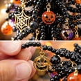 thumbnail image 5 of Aoznliie DIY Beaded Christmas Tree Kit, Diy Small Xmas Tree with Witchhat Topper & Lights, Ideal Christmas Decor for Home Office, Black, 5 of 8