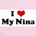 thumbnail image 2 of CafePress - I Love My Nina Infant Bodysuit - Baby Light Bodysuit, Size Newborn - 24 Months, 2 of 4
