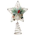thumbnail image 4 of Decoración 3d De estrella De cinco puntas, Adornos De árbol De Navidad, gran oferta, 2022, 4 of 4