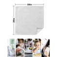 thumbnail image 4 of White Snowflakes Christmas Cloth Napkins Set of 6 Reusable Dinner Napkins, Winter Xmas Snowflak Holiday Cocktail Napkin Washable Table Napkins for Wedding/Holiday Party/Baby Shower 20"x20", 4 of 7