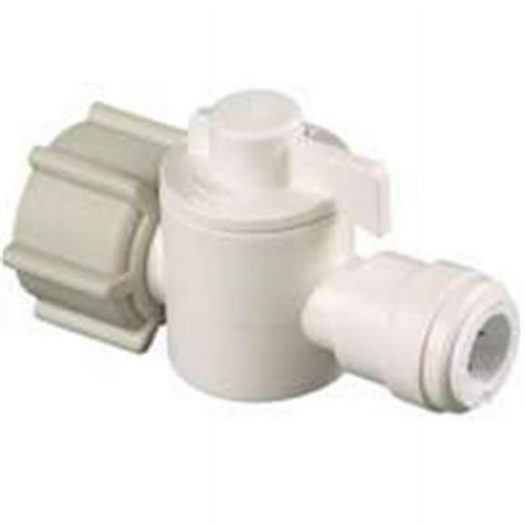 Watts 1/2 In. FPT X 3/8 In. CTS Plastic Push Valve 3552-0808 Pack of 5