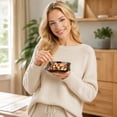 thumbnail image 4 of Square Serving Tray, Thickened Stainless Steel Metal Food Plate and Baking Sheet for Home Kitchen Snacks, Bone Dishes, and Appetizers with Mirror Finish, Gold, 4 of 7