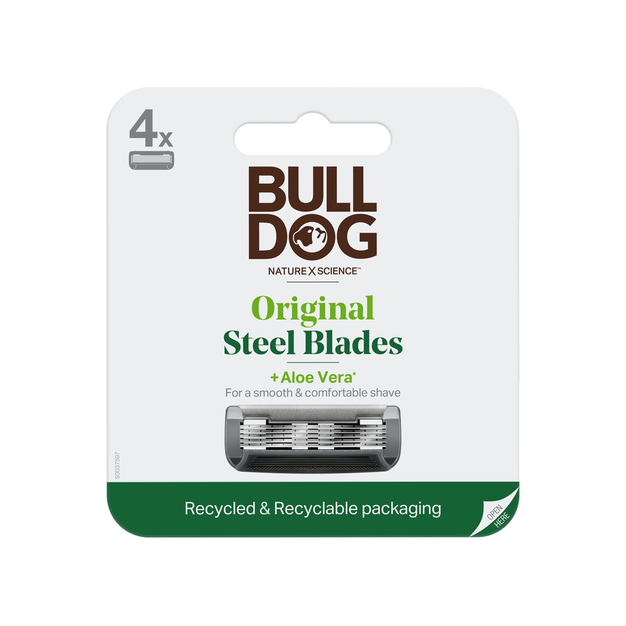 Bulldog Skincare for Men Original Razor Refill, 1 Ea, 3 Pack