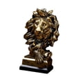 thumbnail image 4 of Escultura de animal, decoración del hogar, simulación, regalo, figura decorativa de resina para el hogar León, 4 of 9