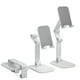 thumbnail image 3 of Soporte de escritorio para teléfono móvil Bling Bling ajustable y plegable color blanco, 3 of 10