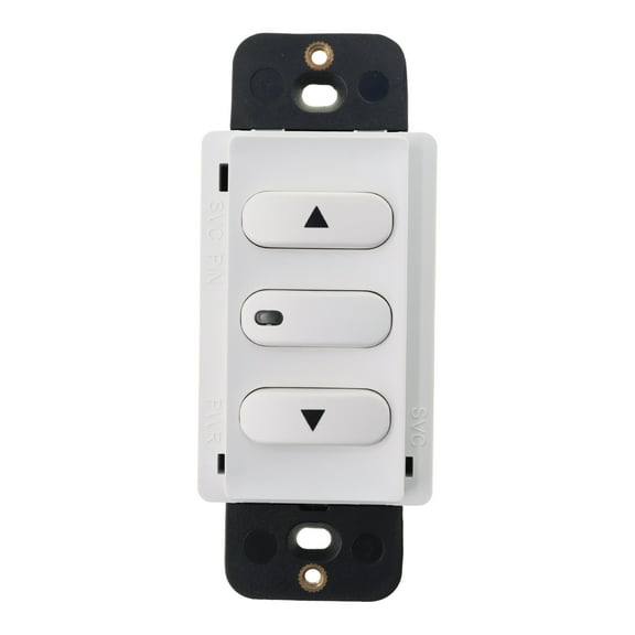 HUBBELL LIGHTING Low Voltage Momentary Switch with Dimming LVSD-M-3-WH, White