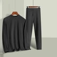 thumbnail image 6 of Sakuulaan Men's Thermal Underwear Set, Winter Warm Top and Bottom with Fleece Lined, 6 of 6