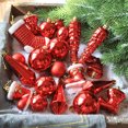 thumbnail image 1 of 21 piezas de plástico para decoración de árbol de Navidad, adornos navideños para vacaciones, decoración de árbol de Navidad, 1 of 6
