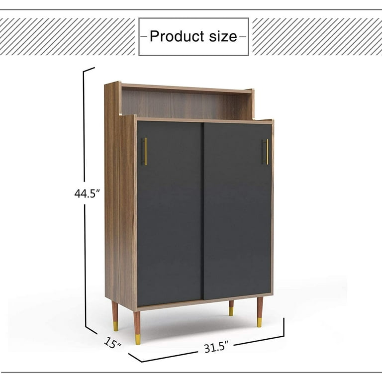 Mid-Century Shoe Rack, Entryway Organization