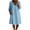 A-Light Blue, variant on MaFYtyTPR Women's V-Neck Linen Shirt Dress Solid Colr Long Sleeve Loose Fit Casual Mini Dresses with Pockets for Daily Wear A-Beige L