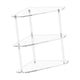 thumbnail image 3 of Organizador de esquina para baño, organizador de encimera de cocina, almacenamiento transparente multiusos, estante de cocina, almacenamiento de, 3 of 9