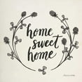 thumbnail image 2 of Miller, Sara Zieve 20x20 White Modern Wood Framed Museum Art Print Titled - Happy to Bee Home I Words Neutral, 2 of 4
