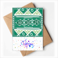 thumbnail image 1 of Green Hills Mexico Totems Ancient Civilization Welcome Back Greeting Cards Envelopes Blank, 1 of 3