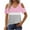 Watermelon Red A, variant on Zpanxa Womens Summer Tops, Women's Loose Fit Casual T-Shirt Short Sleeve Round Neck Blouse Comfortable Breathable Summer Top for Everyday Wear