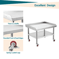thumbnail image 2 of Support de Grill en Acier Inoxydable 36x28x24, Qualité Commerciale Robuste avec Capacité d'Étagère Supérieure de 1000 Lbs, Étagère Réglable, Déflecteur de Bord de 2 Pouces, Parfait pour Restaurant Cuisine, Hôtel, Usage Domestique, 2 of 4