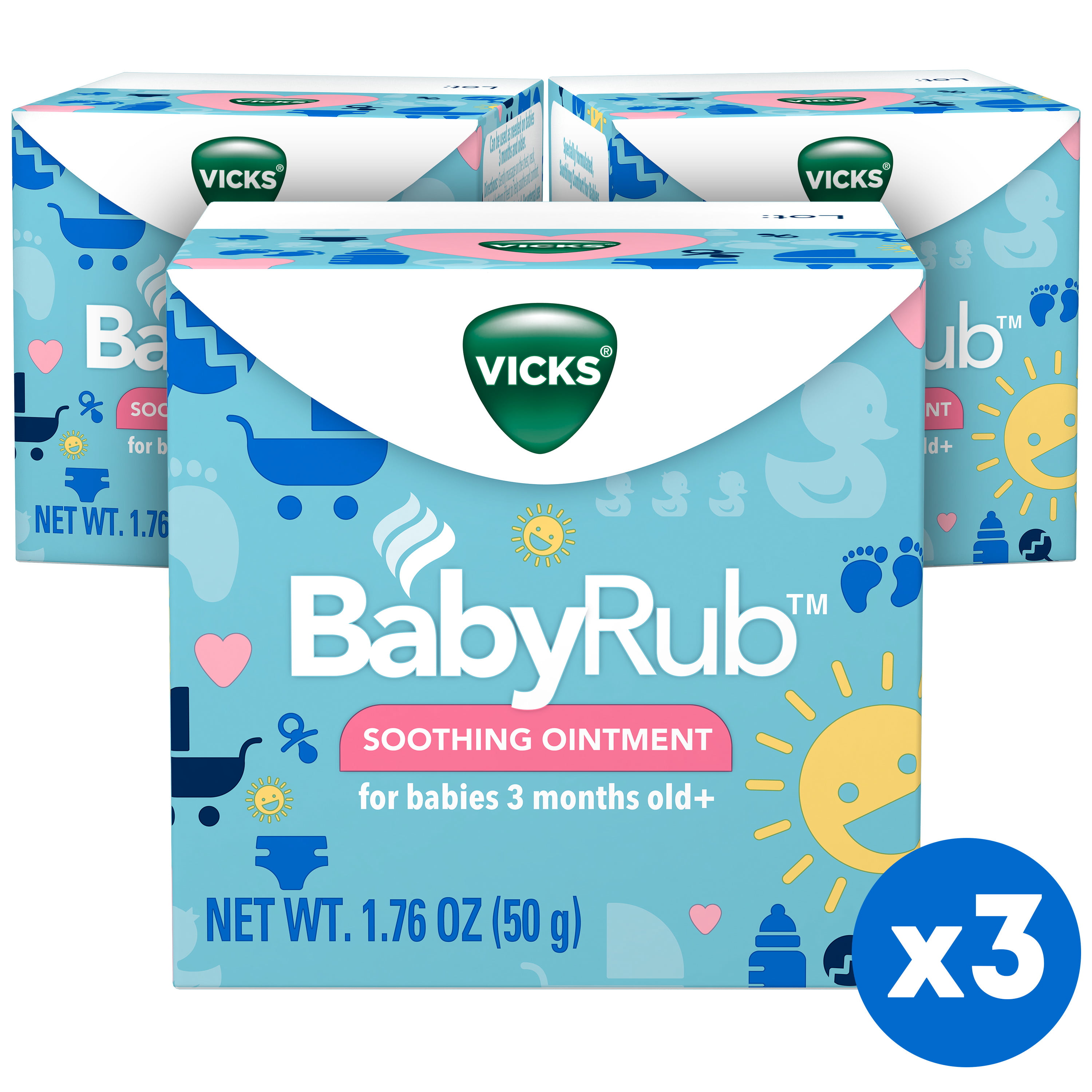 vicks baby rub for 1 month old