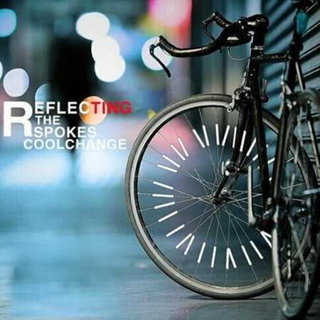 12pcs Bicycle Wheel Spoke Reflector Reflective Mount Clip Tube Warning