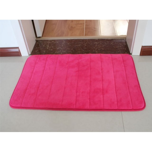 Alfombra de espuma viscoelástica de microfibra, alfombra antideslizante absorbente, alfombrillas antideslizantes
