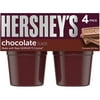 Hershey's Chocolate Pudding Cups Snack, 4 Ct Cups