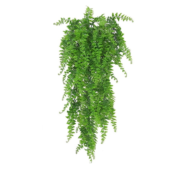 Specollect 3 Pcs Artificial Hanging Fern Plant Set for Home Decor Indoor Outdoor Wall Patio Hanging Basket Faux Greenery with Realistic Leaves Care No Watering