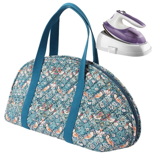 Shakven Organizador de planchas de viaje, Estuche para planchas de viaje - Bolsa organizadora de hierro pequeña | Estuche de transporte para almacenamiento de plancha, bolsa de vapor de viaje para