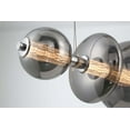 thumbnail image 2 of Eurofase 46772-022 Atomo 7-Light 56 in. Chrome Smoked Glass Chandelier, 2 of 8
