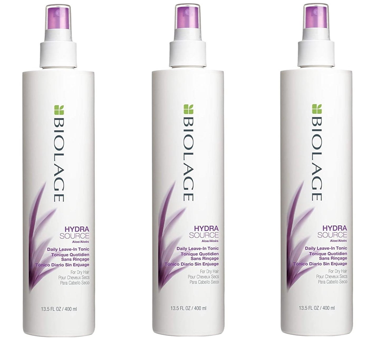 Matrix Biolage HydraSource Leave-In Tonic 13.5 oz (Pack of 3)