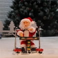 thumbnail image 5 of Matsuzay Muñecos de música de Piano realistas de Papá Noel eléctrico, juguetes de saxofón, juguete de tambor exquisito, adornos navideños, figurita Kits de decoración para fiestas Vistoso Matsuzay HA027330-01, 5 of 5