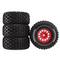 thumbnail image 1 of 4 Piezas de Neumáticos de Goma de 65 mm y 12 mm para 1/14 14301 14302 14303 RC Car Upgrade Parts Accesorios Rojo, 1 of 5