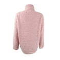 thumbnail image 2 of Jenni by Jennifer Moore Women's Faux Sherpa Cozy Pullover (S, Pink), 2 of 2