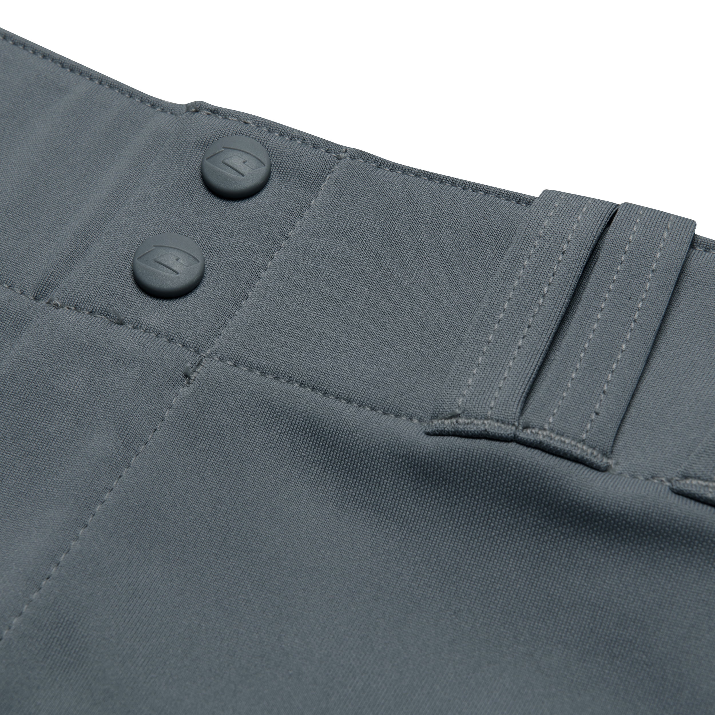 Triple Crown Open-Bottom Baseball Pants with Braid, Youth X-Small, Graphite with Royal Braid