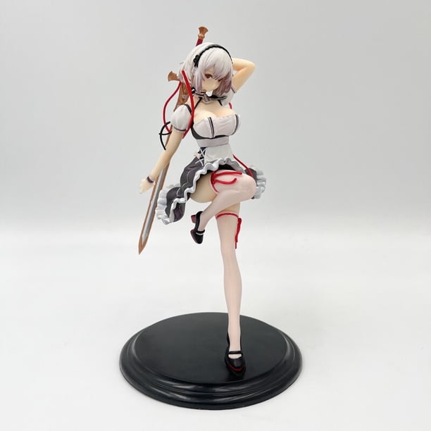 Figura de acción de Azur Lane Sirius de 21cm, figura de chica Sexy de Anime Azur Lane St Louis, figura de Prinz Eugen, modelo coleccionable, juguetes de muñeca Gong Bohan LED